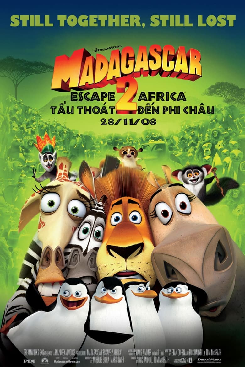 Phim Madagascar 2 Tẩu Thoát Đến Châu Phi Full HD Madagascar Escape